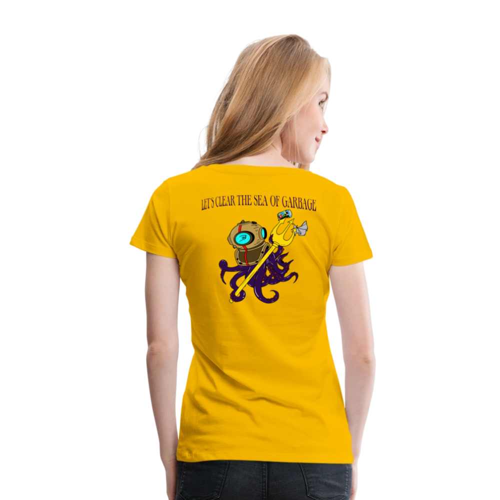Mr.Bull's & Eagle's : Neptune Woman T-Shirt - sun yellow