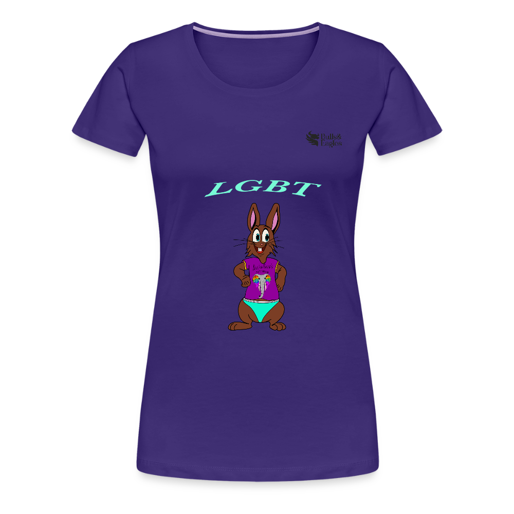 Mr.Bull's & Eagle's : LGBT T-Shirt Woman - purple