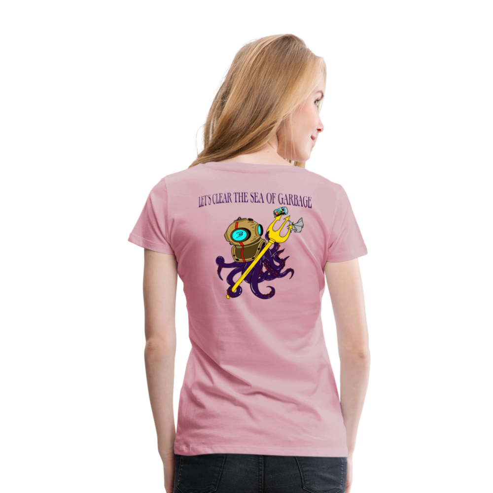 Mr.Bull's & Eagle's : Neptune Woman T-Shirt - rose shadow