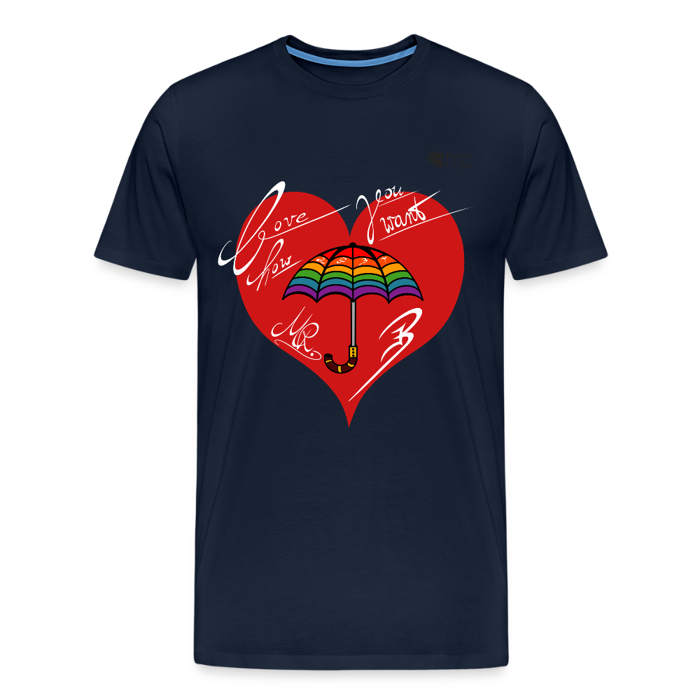 Mr. Bull's & Eagle's : Love (T-shirt) - navy