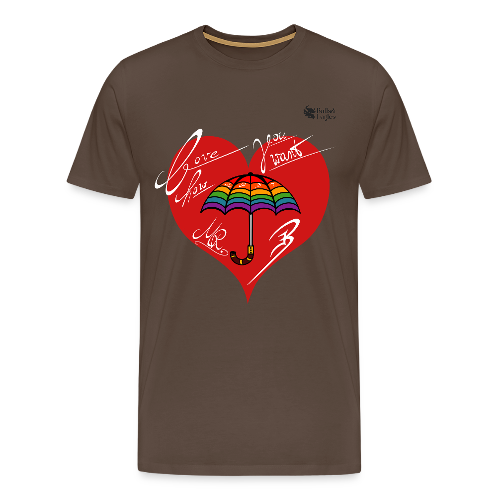 Mr. Bull's & Eagle's : Love (T-shirt) - noble brown