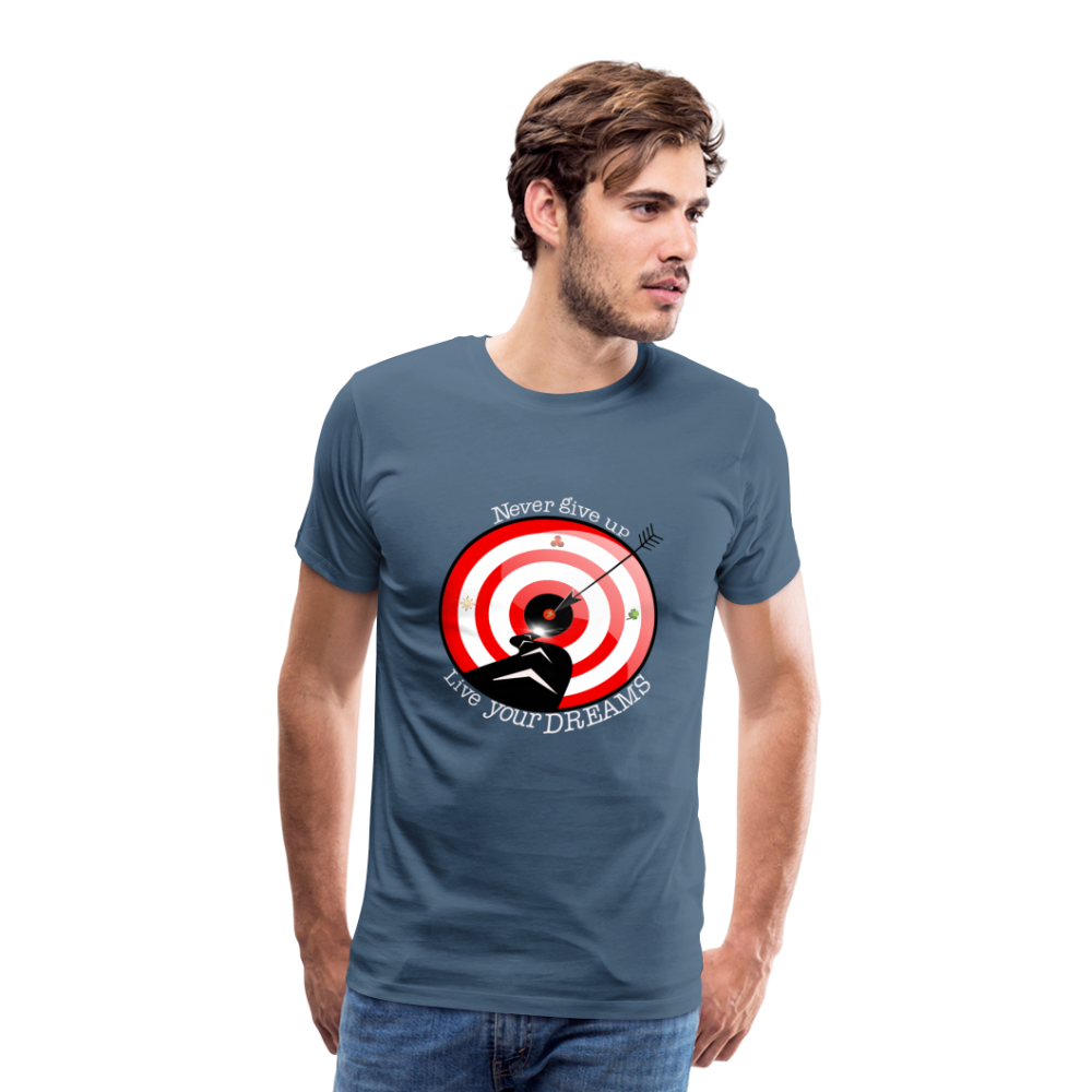 Mr.Bull's & Eagle's: Target (T-Shirt) - steel blue