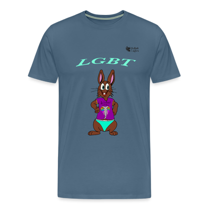 Mr. Bull's & Eagle's : LGBT (T-Shirt) - steel blue