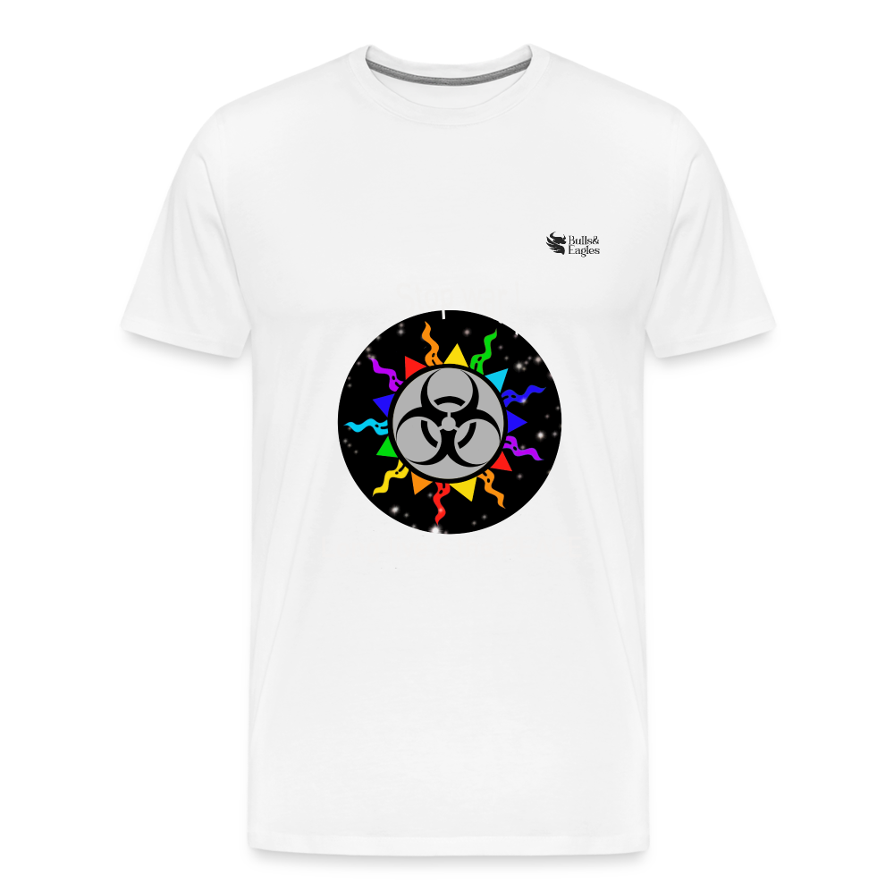 Mr.Bull's & Eagle's : Atomic sun (T-shirt) - white