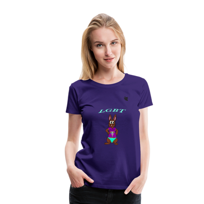 Mr.Bull's & Eagle's : LGBT T-Shirt Woman - purple