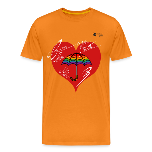 Mr. Bull's & Eagle's : Love (T-shirt) - orange