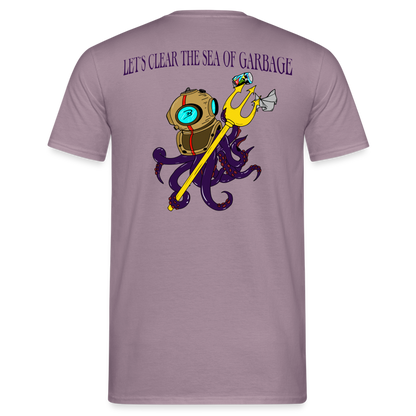 Mr. Bull's & Eagle's : Neptune Men's T-Shirt - purple-grey 