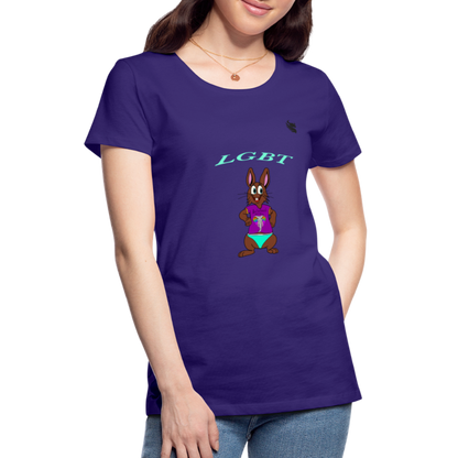 Mr.Bull's & Eagle's : LGBT T-Shirt Woman - purple