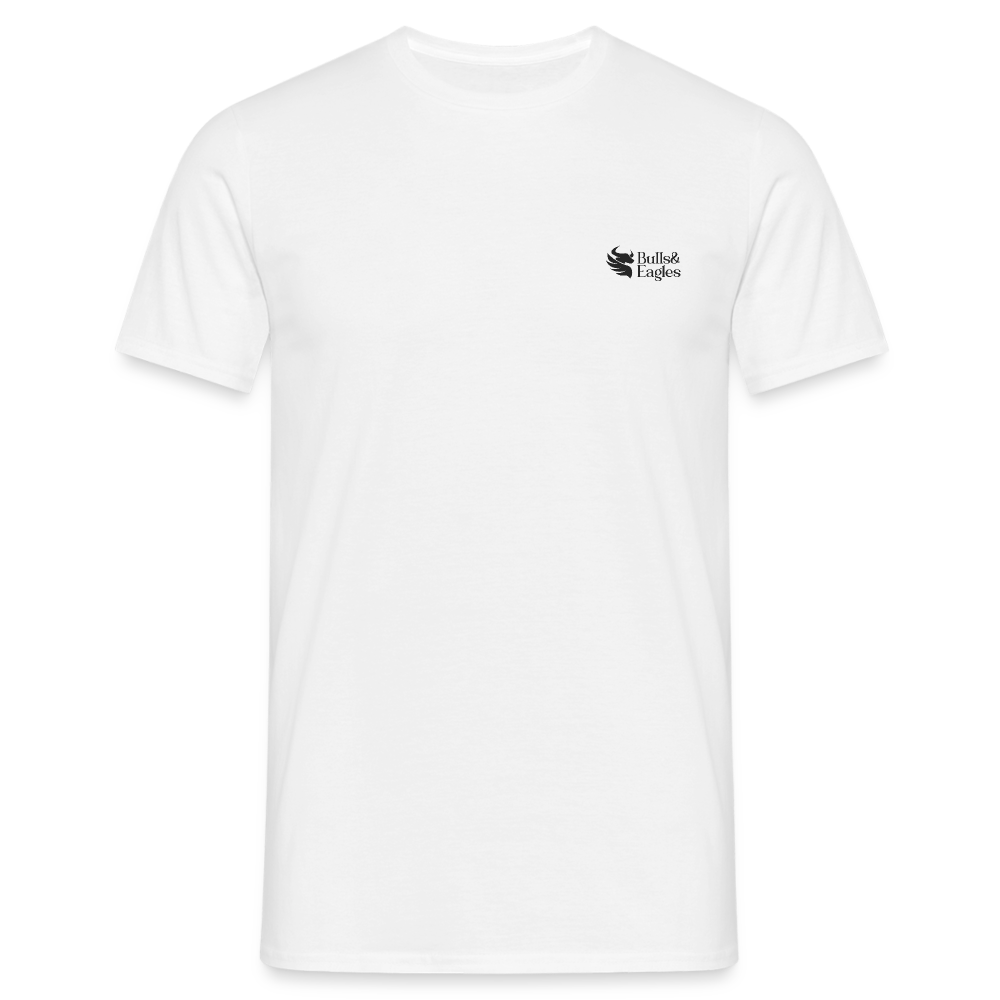 Mr. Bull's & Eagle's : Neptune Men's T-Shirt - white