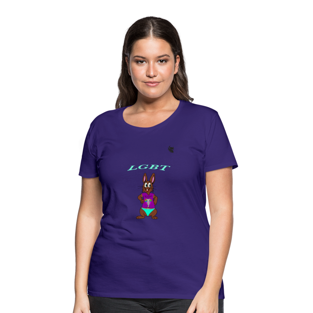 Mr.Bull's & Eagle's : LGBT T-Shirt Woman - purple