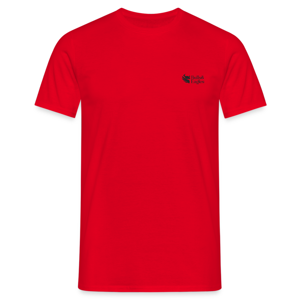 Mr. Bull's & Eagle's : Neptune Men's T-Shirt - red