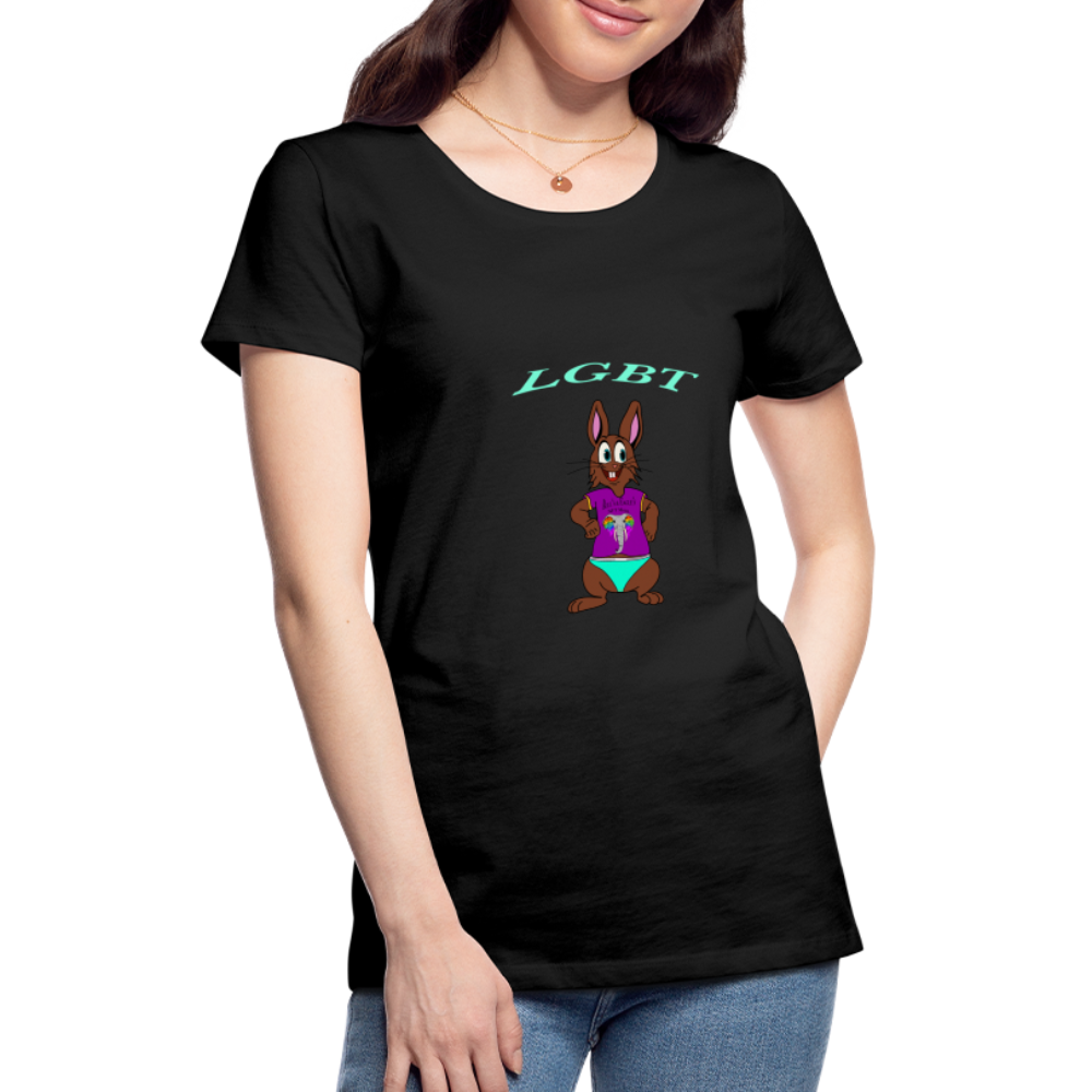 Mr.Bull's & Eagle's : LGBT T-Shirt Woman - black