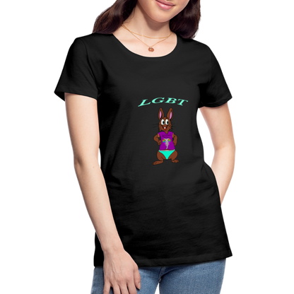 Mr.Bull's & Eagle's : LGBT T-Shirt Woman - black