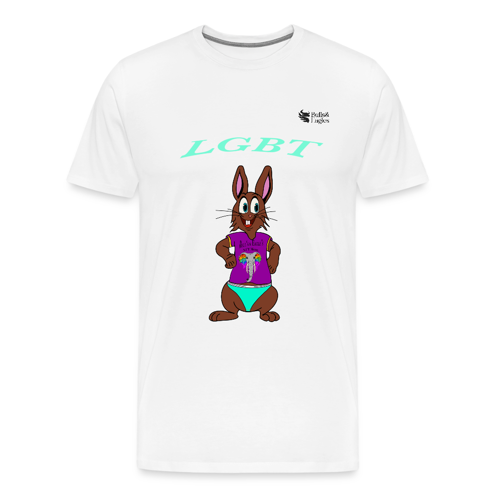 Mr. Bull's & Eagle's : LGBT (T-Shirt) - white