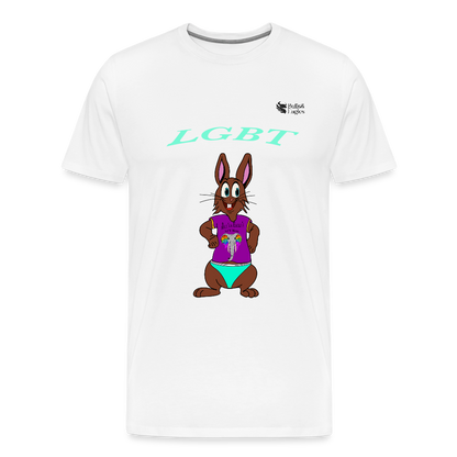 Mr. Bull's & Eagle's : LGBT (T-Shirt) - white