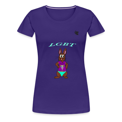 Mr.Bull's & Eagle's : LGBT T-Shirt Woman - purple