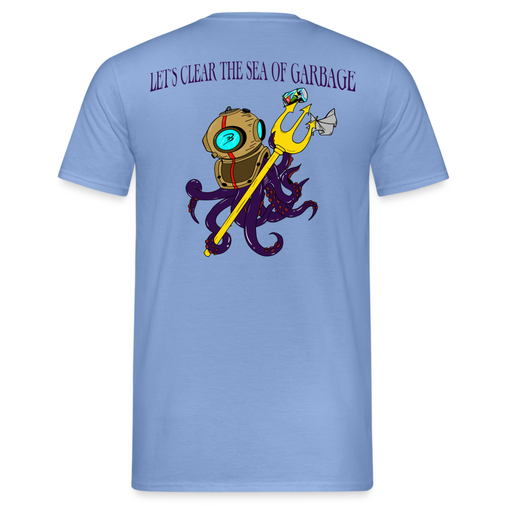 Mr. Bull's & Eagle's : Neptune Men's T-Shirt - carolina blue