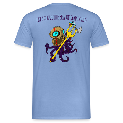 Mr. Bull's & Eagle's : Neptune Men's T-Shirt - carolina blue