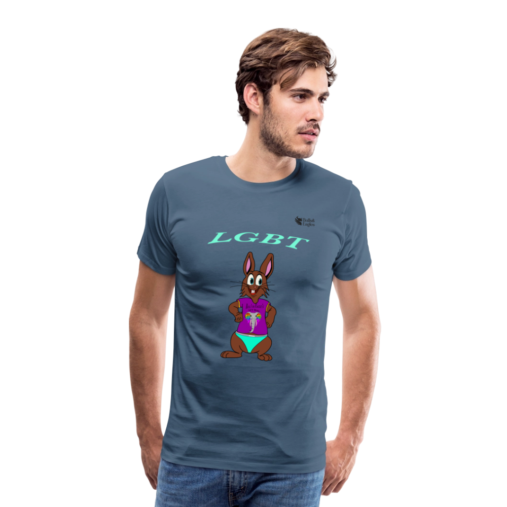 Mr. Bull's & Eagle's : LGBT (T-Shirt) - steel blue