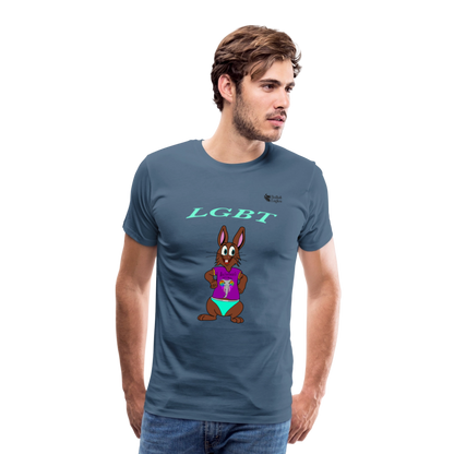 Mr. Bull's & Eagle's : LGBT (T-Shirt) - steel blue