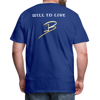 Mr.Bull's & Eagle's : Will to live - royal blue