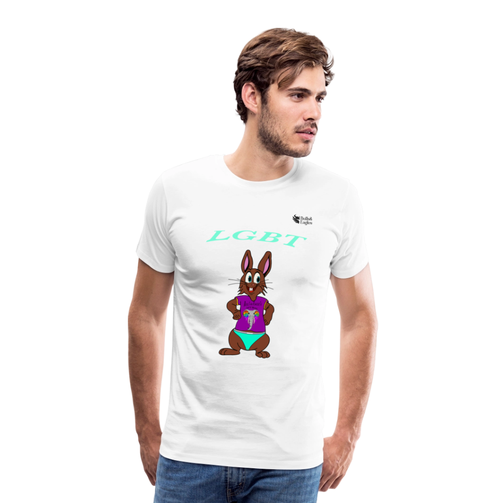 Mr. Bull's & Eagle's : LGBT (T-Shirt) - white