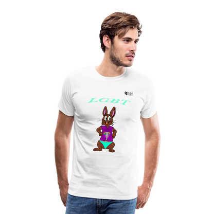 Mr. Bull's & Eagle's : LGBT (T-Shirt) - white