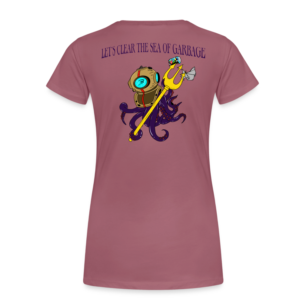 Mr.Bull's & Eagle's : Neptune Woman T-Shirt - mauve